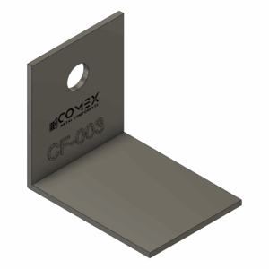 16-Gauge Steel Base Anchor for Hollow Metal Frames - CF-003