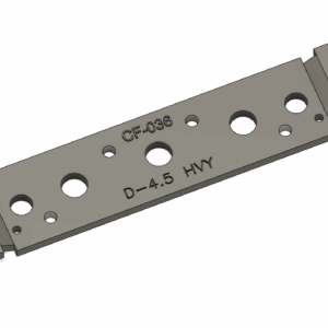 4.5" HVY Door Hinge Reinforcement (Heavy Door Hinge Backing Plate) - CF-036