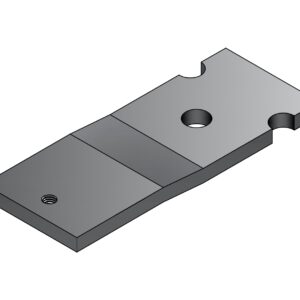 Door strike reinforcement tab